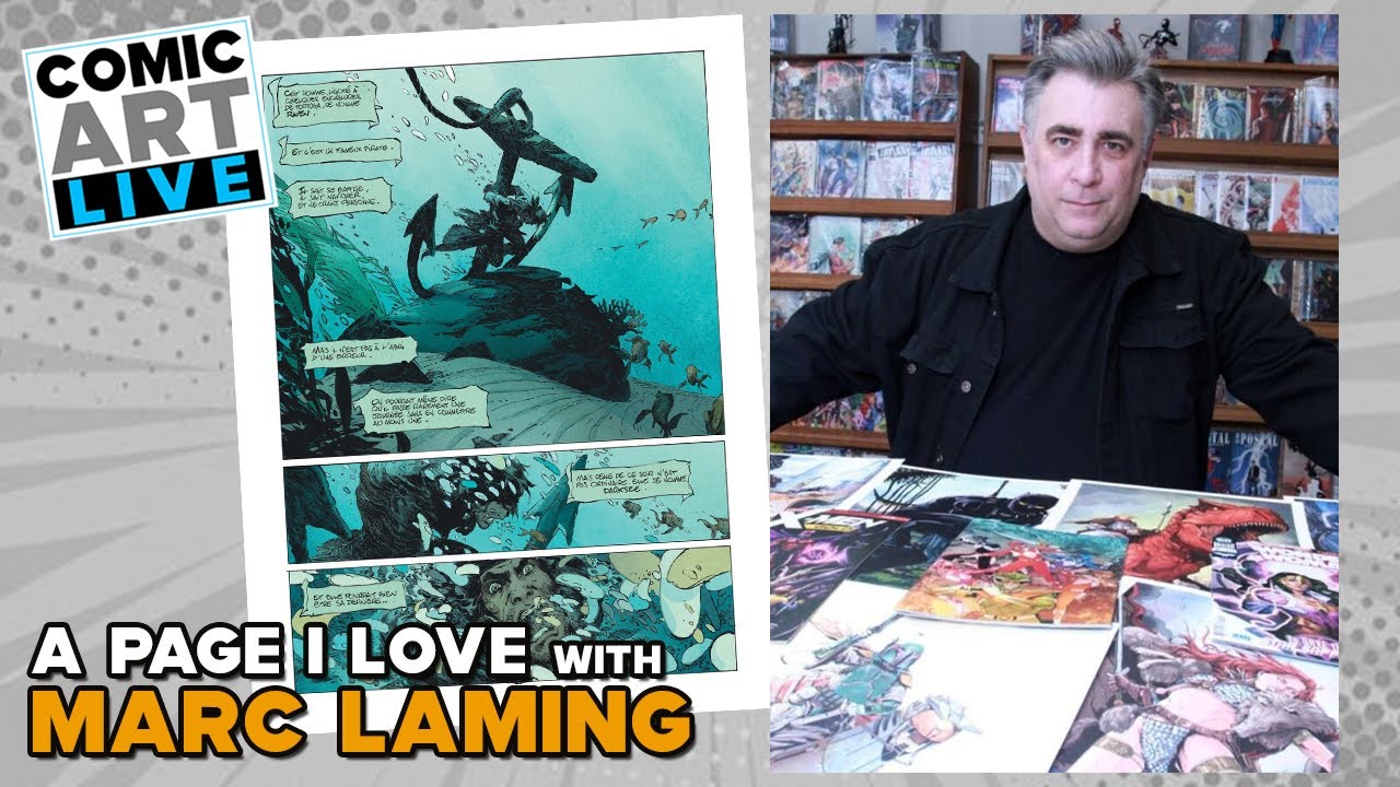 A Comic Book Page I Love with Creator Marc Laming - YouTube