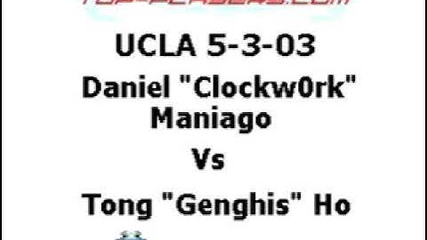 UCLA Tips and Tricks 05/2003 MvC2: Clockw0rk vs Genghis