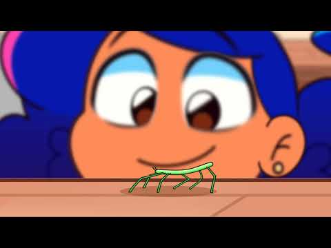 He's just a lil guy! #shorts #animation #stickbug
