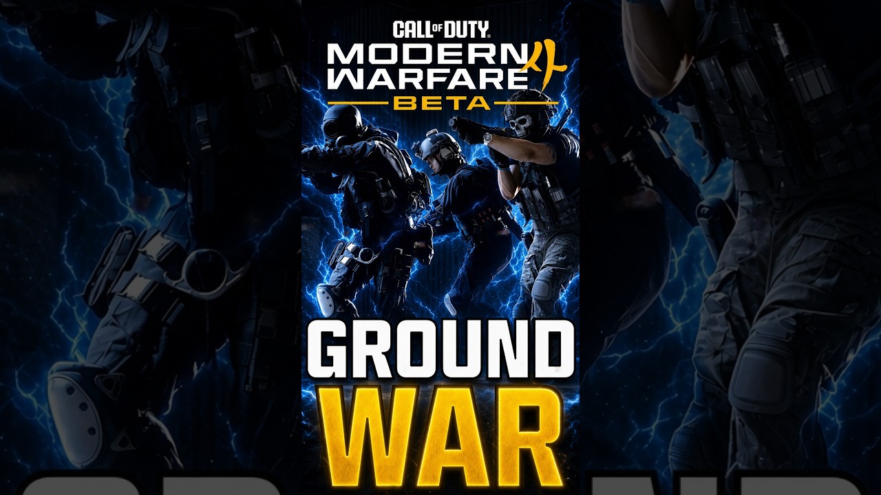 Ground War is coming to the MW4 Open Beta #mw4 #shorts #callofduty