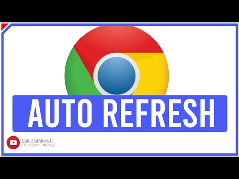 How to Auto Refresh in Google Chrome