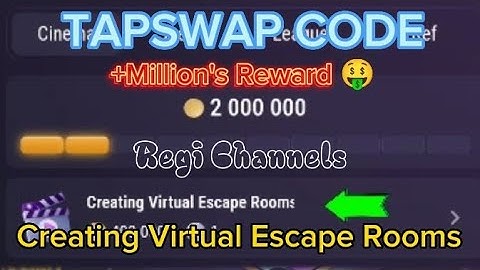 Make Money Creating Virtual Escape Rooms (FULL GUIDE) | Tapswap Code Creating Virtual Escape Rooms
