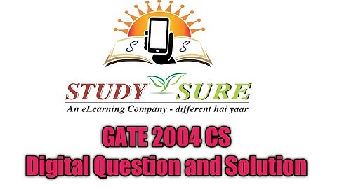 CS GATE 2004 Digital Question solution