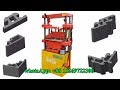 V5 small habiterra block machine, concrete interlocking lego brick maker