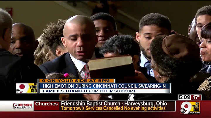 Emotional family moments as Cincinnati City Counci...