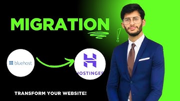 Web Hosting Migration Bluehost to Hostinger