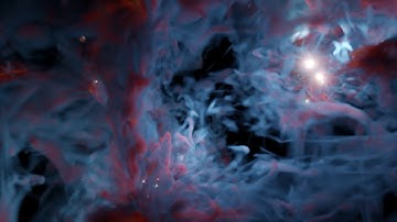 Zooming into Birthplace of Stars - A Star Formation Simulation | Scientific Visualization in Blender