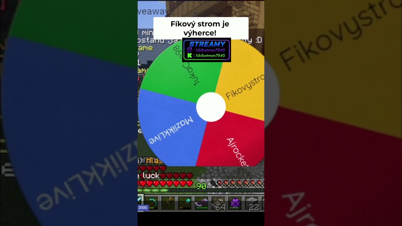 FikovyStrom je výherce! 🎉