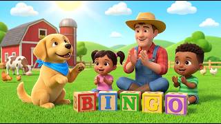 Bingo Song for Kids 🎵 | Classic Clap &amp; Spell Rhyme | Fun Learning Sing Along