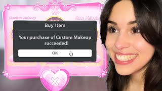 Buying CUSTOM MAKEUP in Roblox Dress to Impress!