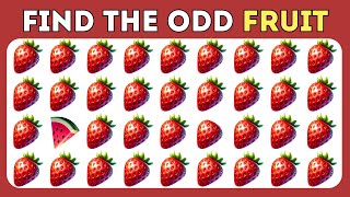 Find the ODD One Out - Fruit Edition 🍓🍉🍏19 Epic Levels Emoji Quiz screenshot 2