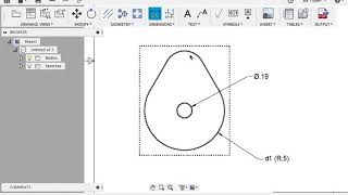 Working Drawing for Pear Cam - 4.5 Cams in Motion
