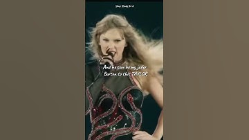 Every time Taylor mentions herself in a song