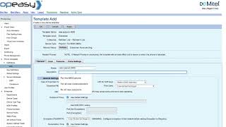 Admin Provisioning with OpEasy for the Polycom 8500 Phone   Adding a Template