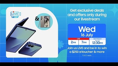 Samsung Live Shop