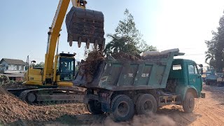 Xe công trường - Xe tải, Komatsu... - Tuổi thơ cho con (P2)