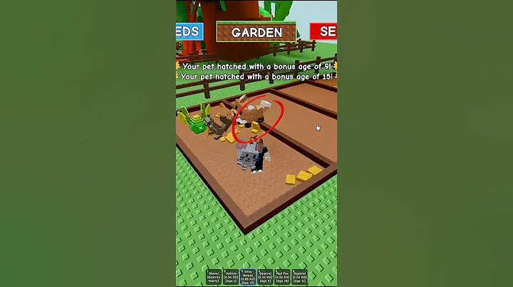 I FINALLY HATCHED A RED FOX IN GROW A GARDEN #growagarden #roblox #gag #games #gaming #gameplay