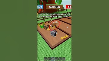 I FINALLY HATCHED A RED FOX IN GROW A GARDEN #growagarden #roblox #gag #games #gaming #gameplay