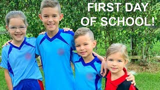 FIRST DAY OF SCHOOL!