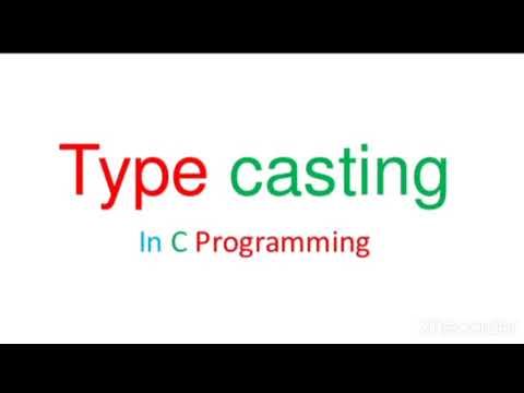 Type Conversation/ casting in C Language