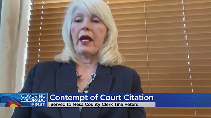 Colorado Clerk Tina Peters Ordered To Court For Allegedly Lying To Judge