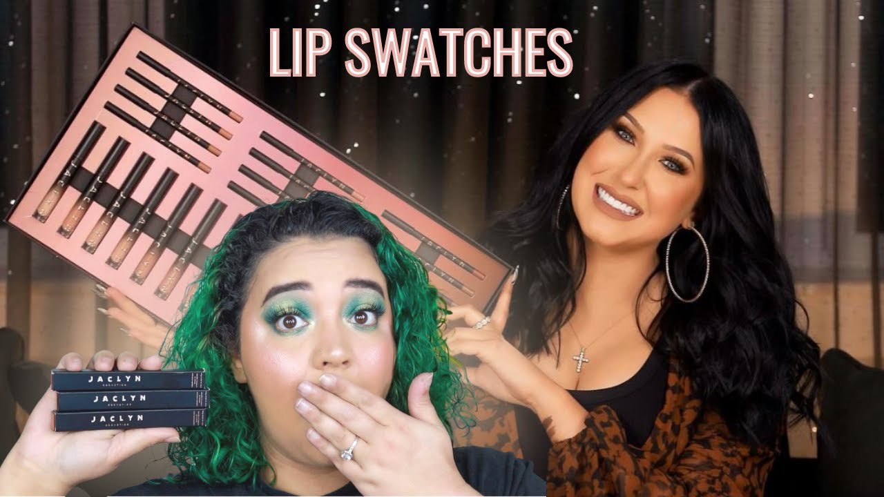 JACLYN COSMETICS "POUTSPOKEN" LIQUID LIPSTICKS REVIEW + SWATCHES!