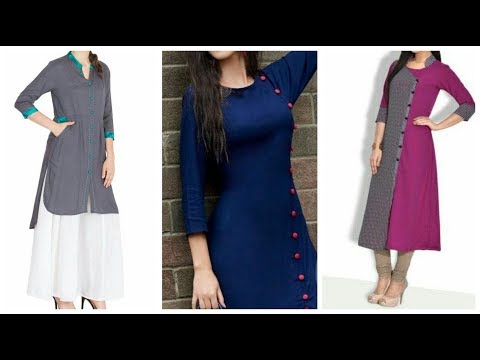 Buy Now Yellow Ethnic Long Cotton Kurtis Kurtas Front Open Kurtis – Lady  India