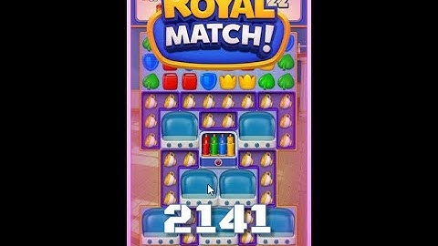 Royal Match Level 2141 - No Boosters Gameplay