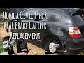 Rear Brake Caliper Replacement, Honda Civic type R (Brake Pads & Discs)