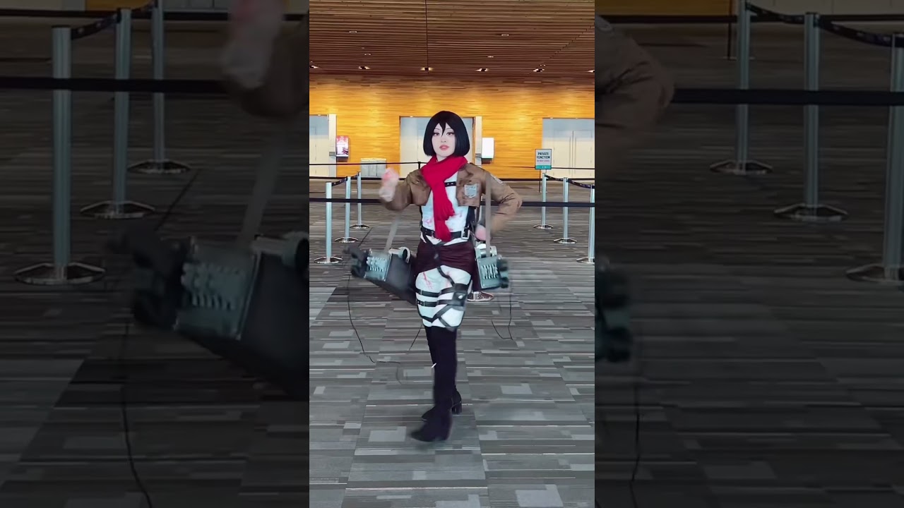 ts feels like so long ago 🥲 #mikasaackerman #attackontitan #aotcosplay #animecosplay #mikasacosplay