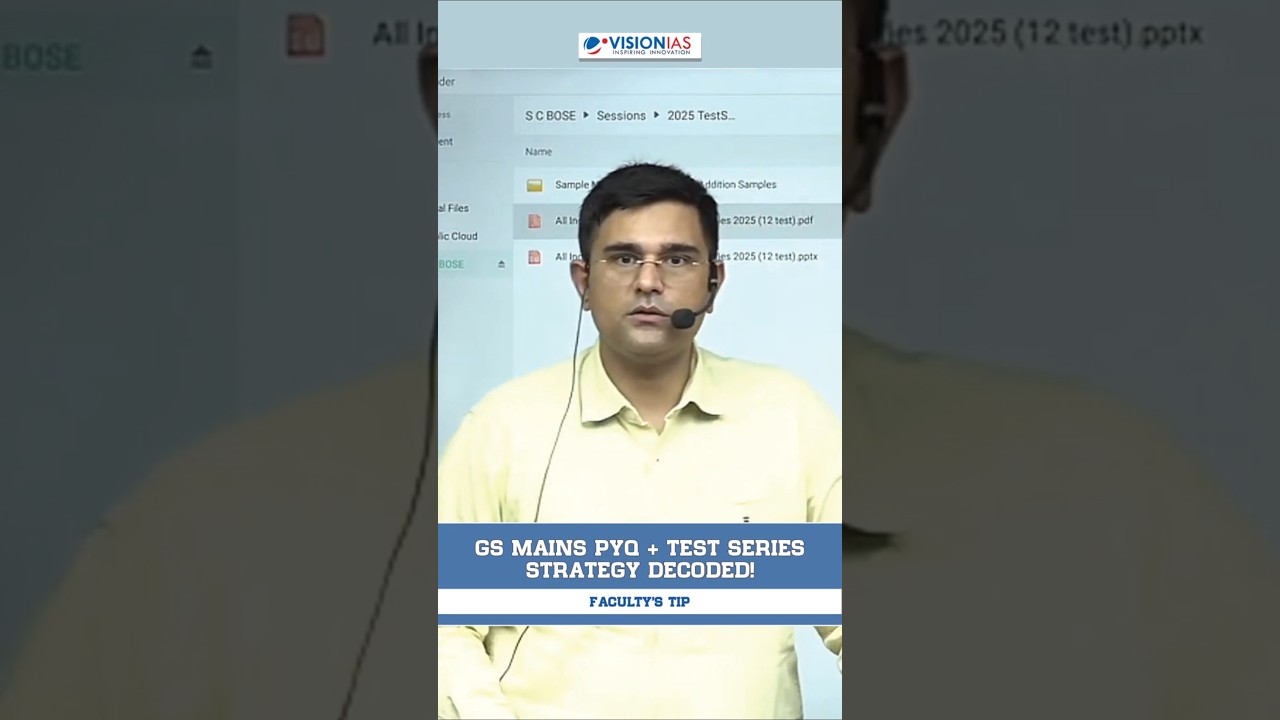 GS Mains PYQ + Test Series Strategy Decoded!
