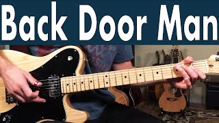 How To Play Back Door Man On Guitar With TABS | Howlin' Wolf Guitar Lesson + Tutorial