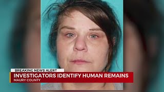 Human remains in Maury County, TN identified