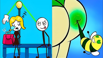 🧩Thief Puzzle 🆚 Help Me Tricky Story-I Found All Max Level Up Top Epic Best ASMR Gameplay #gaming