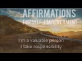 Affirmations for self-empowerment