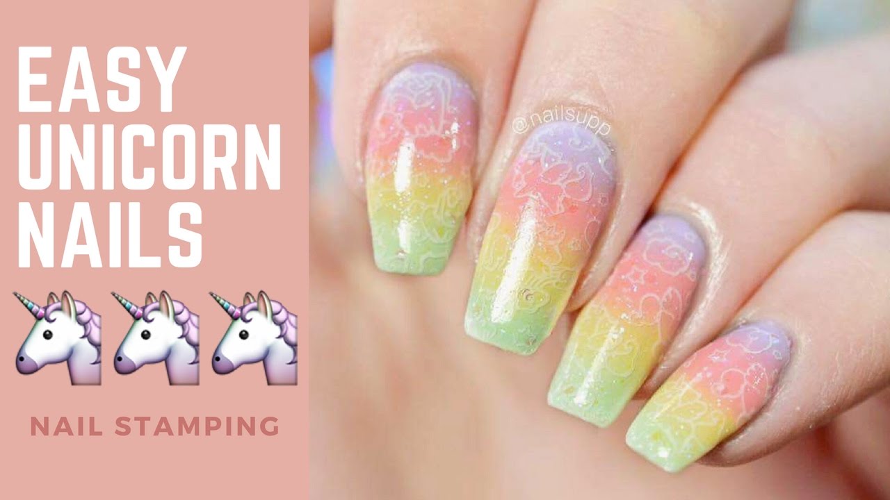 Glitter Unicorn Nails - wide 7