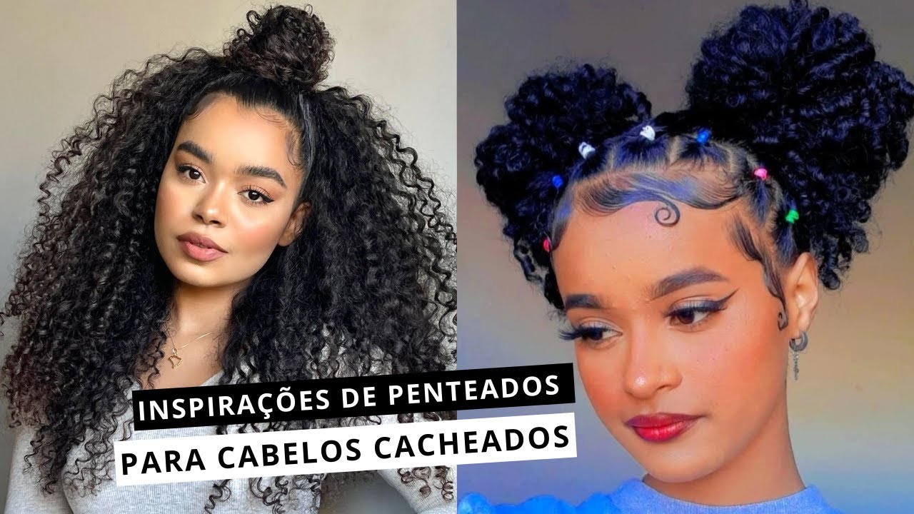 Penteados para cabelos cacheados: 10 inspirações imperdíveis