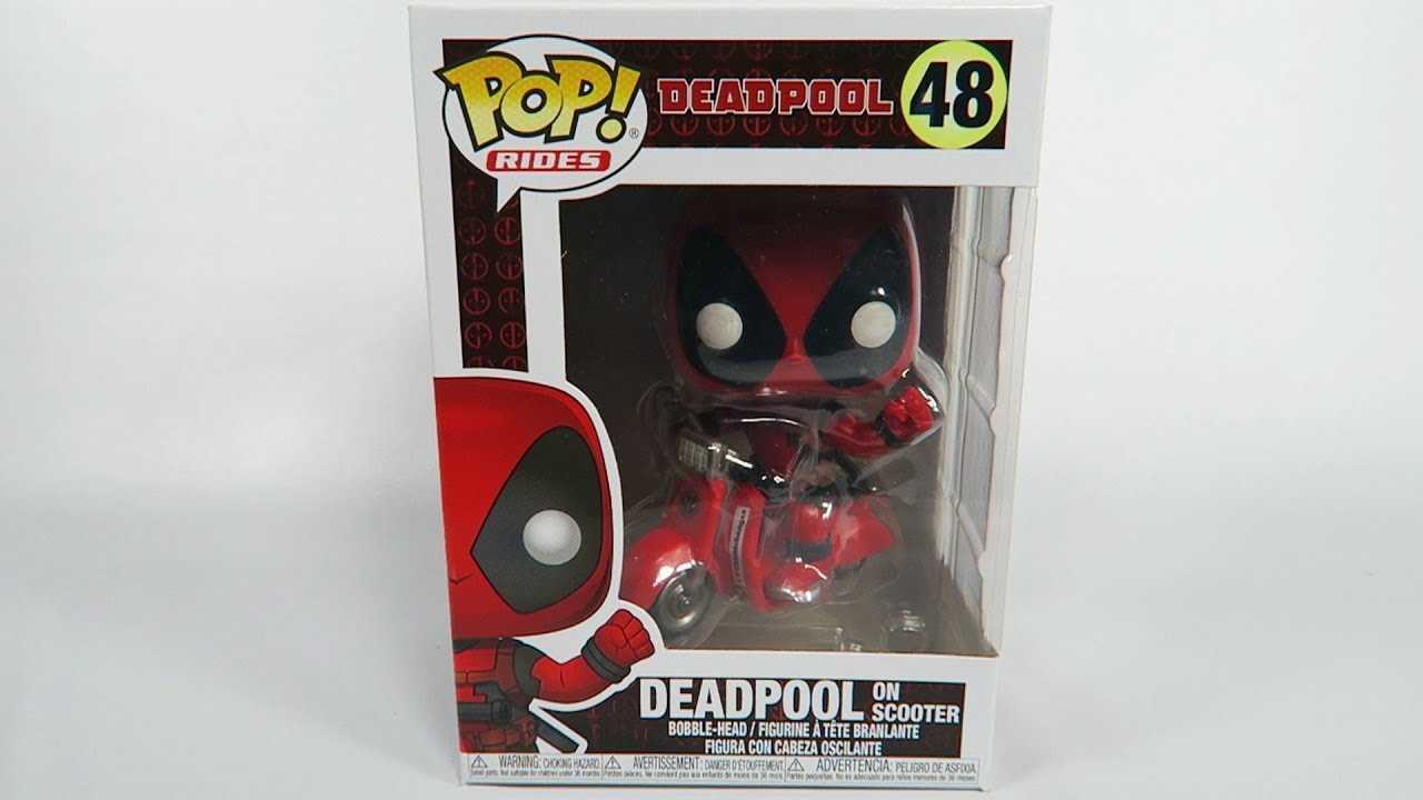marvel deadpool /& scooter Funko pop
