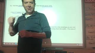 Algebra 1 (Ch 9 Practice Test #16 & 17, Polynomials) video with Mr. Langdon.