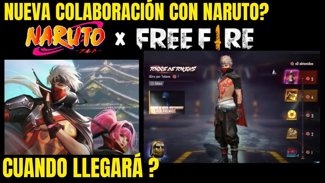 FREE FIRE x NARUTO NUEVA COLABORACIÓN CONFIRMADA FREE FIRE YouTube