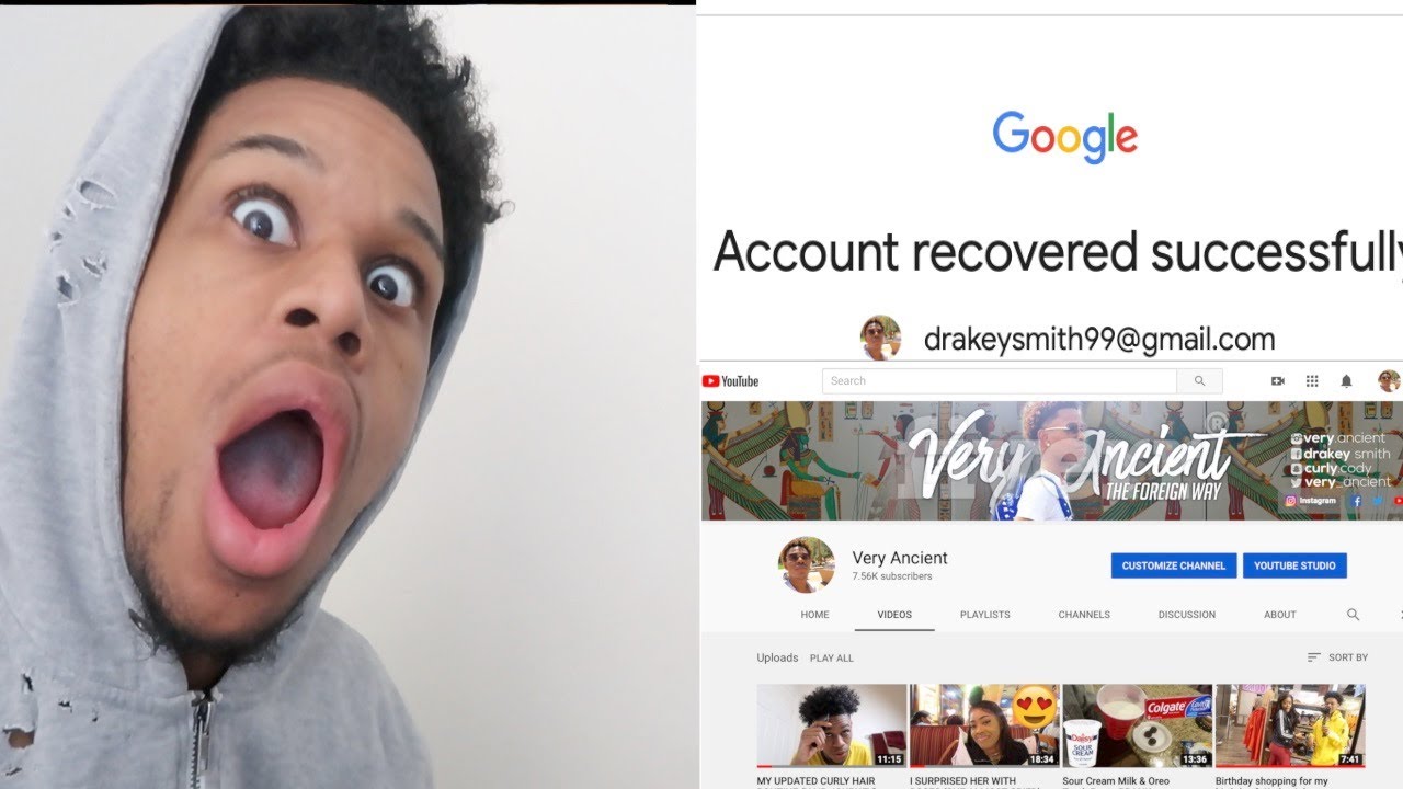 Finally Got My Account Back After 2 Long Years !!! - YouTube