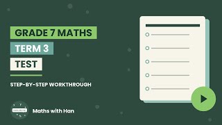 Grade 7 Maths Test Term 3 2026 Question 2 - Lines and Angles, Using a ruler and protractor 