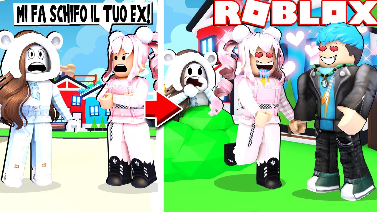 LA MIA MIGLIORE AMICA CI PROVA COL MIO EX SU ROBLOX ADOPT ME ROLEPLAY ...