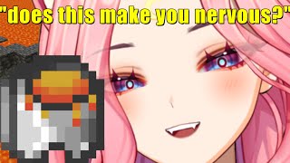 Catgirl Plays With Lava And Burns