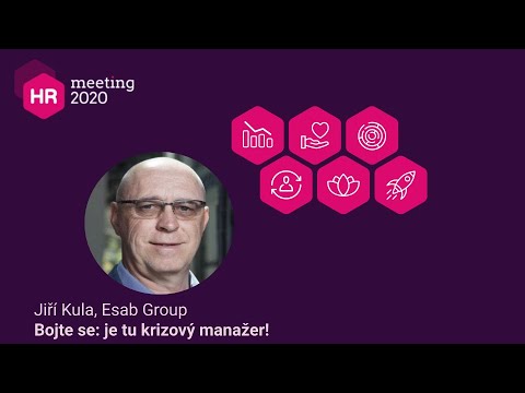 Jiří Kula, Esab Group: Bojte se: je tu krizový manažer!