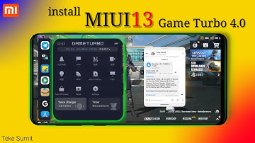 MIUI 13 Game Turbo 4.0 And Video Toolbox Features install Without Root Download Apk Link
