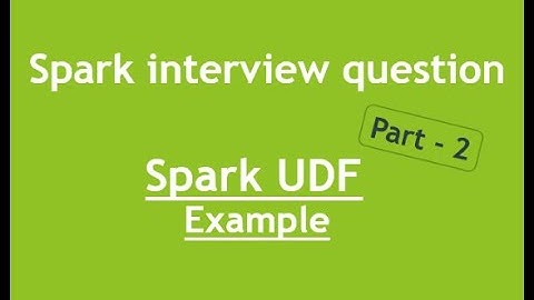 UDF (Part 2) | user defined function Example |Spark tutorial | spark interview questions | Spark UDF