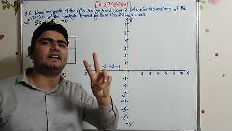 class 10 math Exercise 3.7 ( optional ) Q4 Q5 Q6 ( pair of linear equations in two variables)