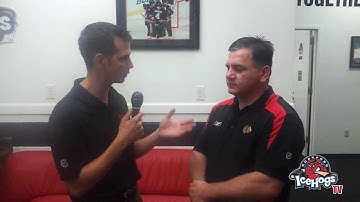 Mark Bernard on Blackhawks at Rookie Tourny