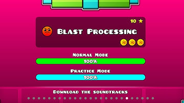 BLAST PROCESSING // 100% 3 COINS // Geometry Dash GDPS EDITOR 2.2 subzero (por ahora)